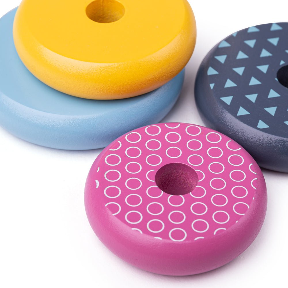 Rabbit Stacking Rings - FSC® Certified - Toby Tiger