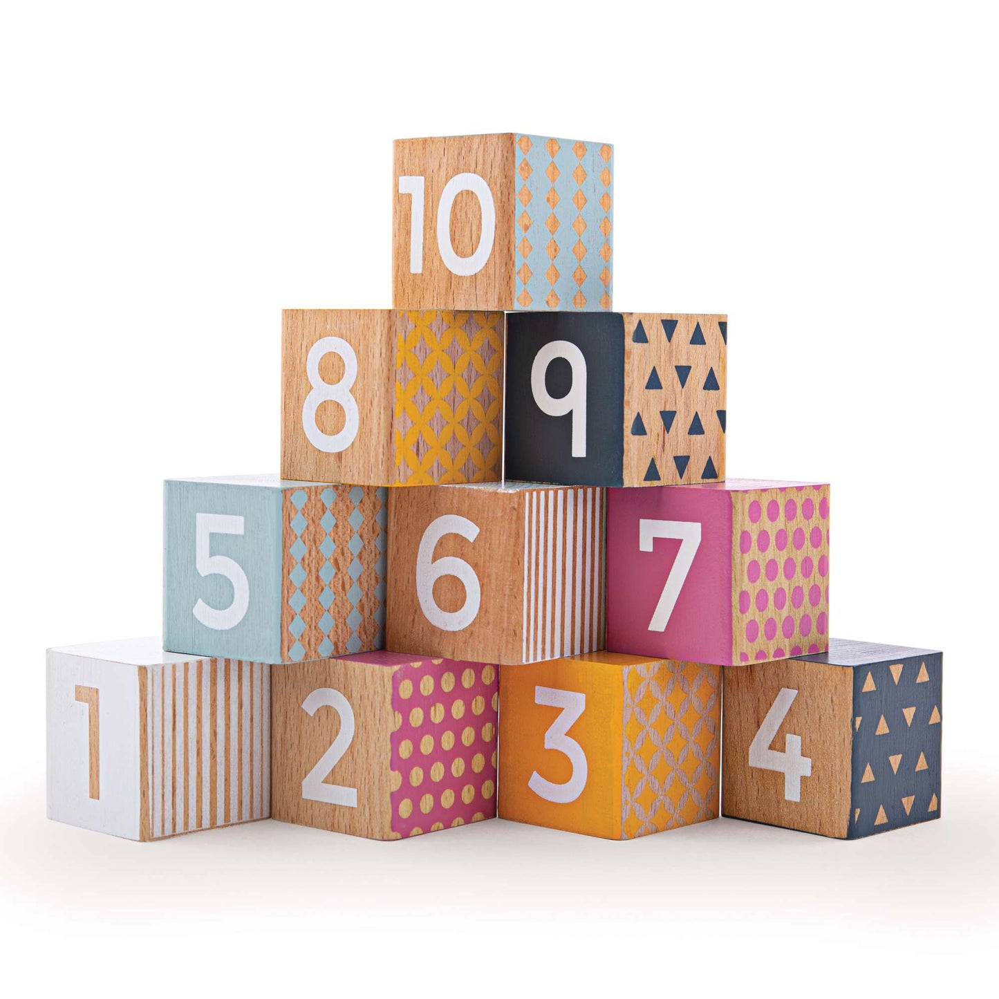 Wooden Number Blocks - FSC® Certified - Toby Tiger