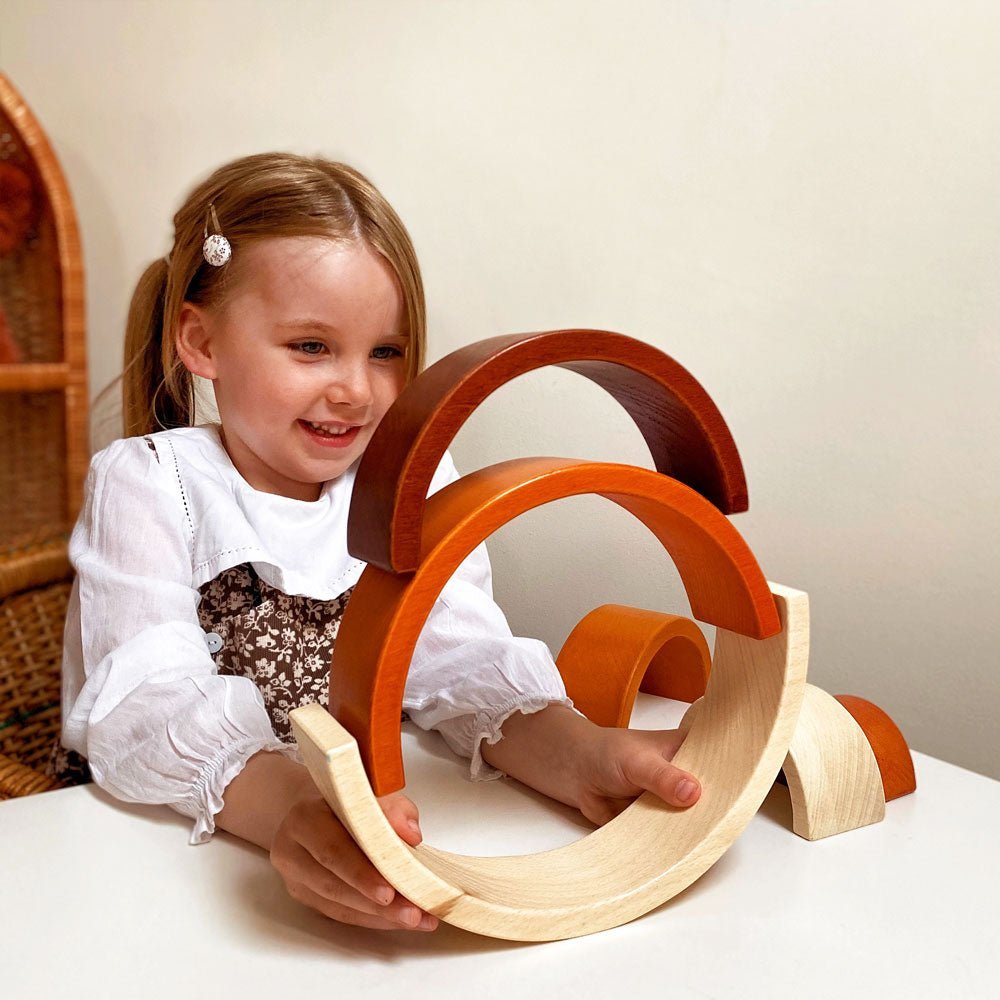 Rainbow Stacking Toy - Toby Tiger UK Retail