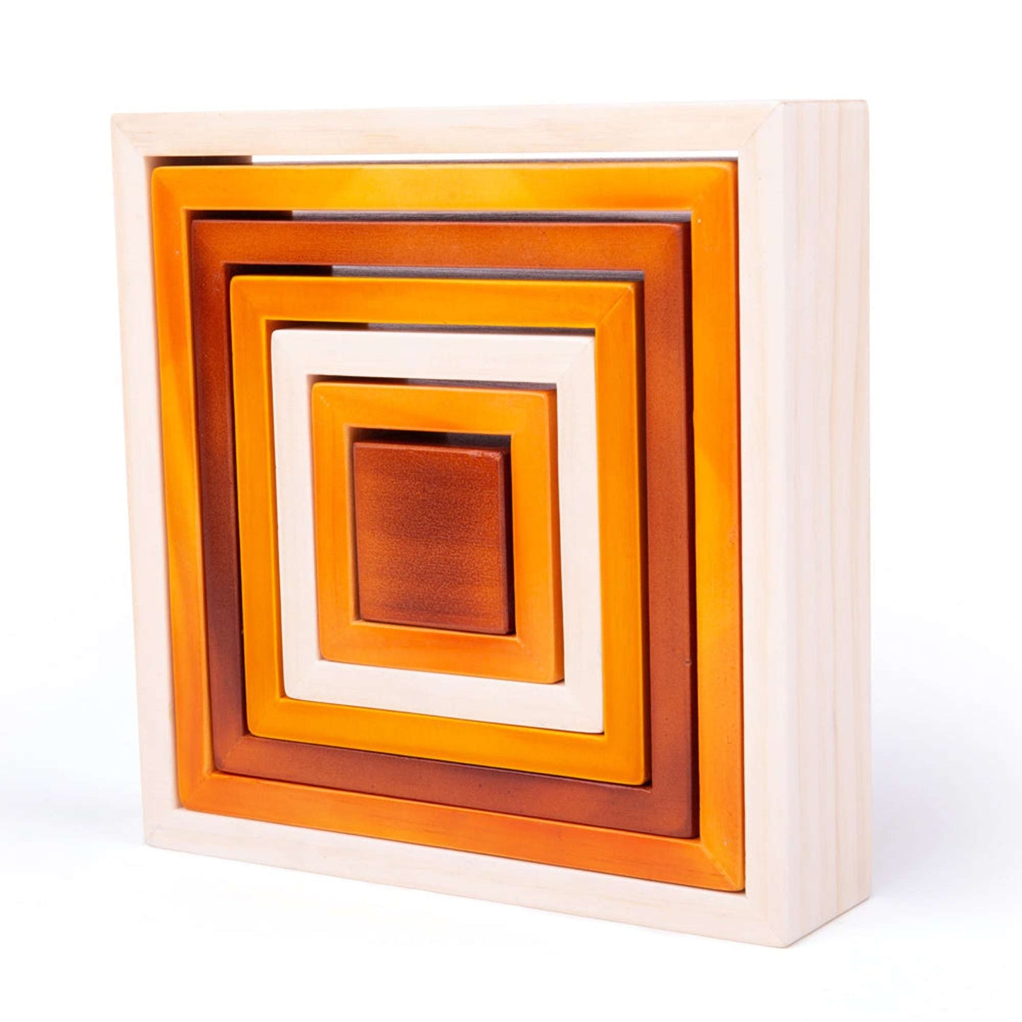 Wooden Stacking Squares - Toby Tiger