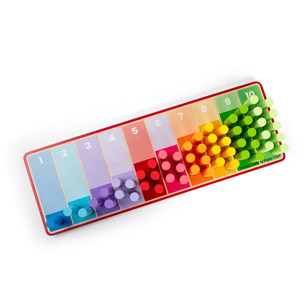 Rainbow Counting Sticks - Toby Tiger UK Retail