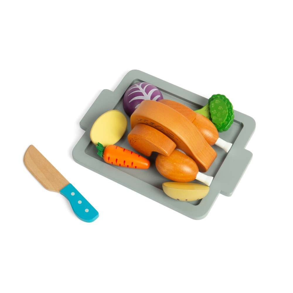 Roast Dinner Wooden Toy Set - Toby Tiger
