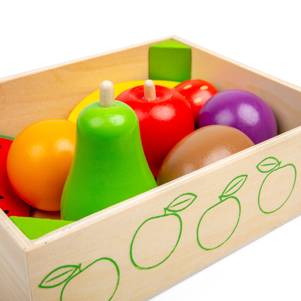 Fruit & Veg Crate Set (Wooden Toy)