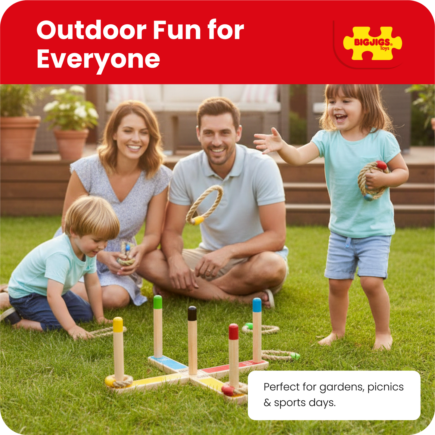 Jeu de quilles finlandaises en bois