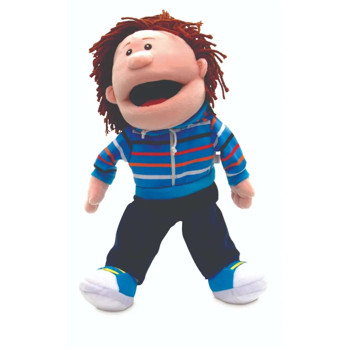 White Boy Moving Mouth Hand Puppet