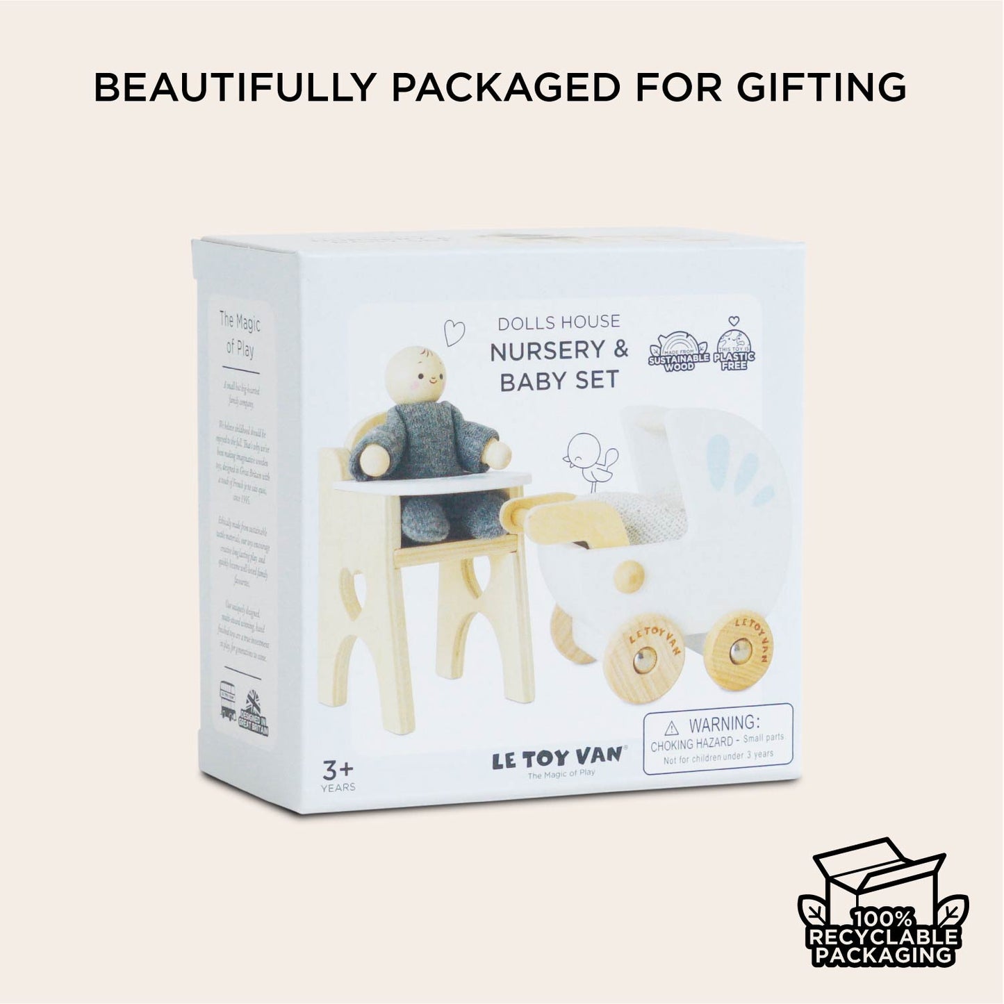 Dolls House Nursery & Baby Set
