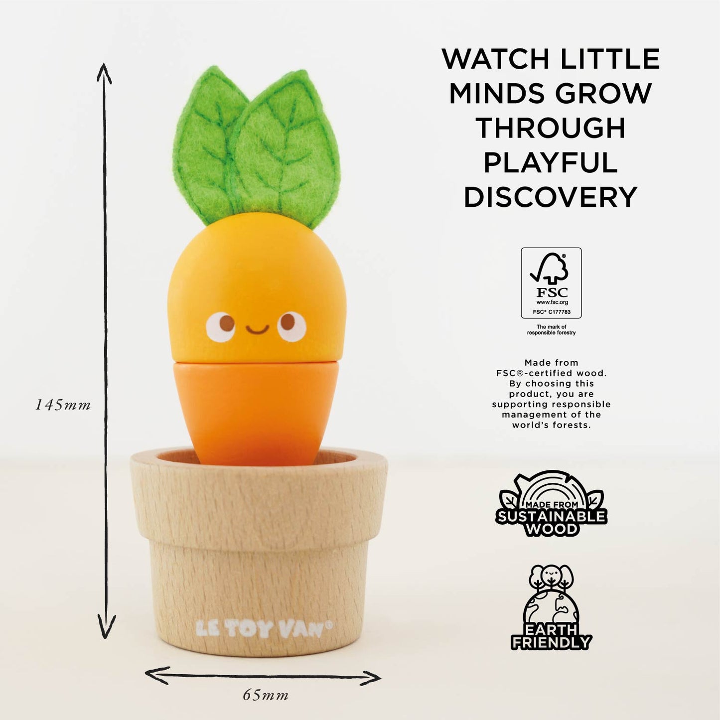 Stacking Wooden Veggies