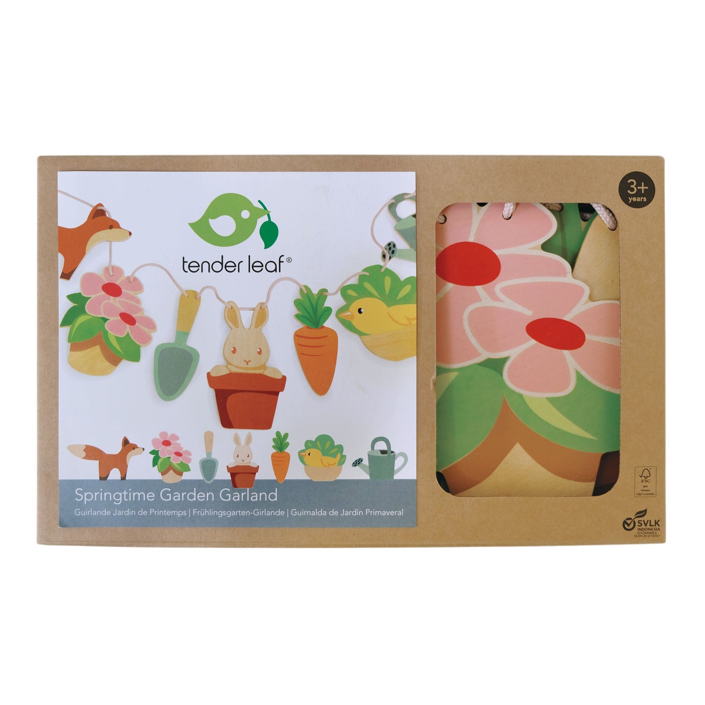 Guirlande de jardin printanière