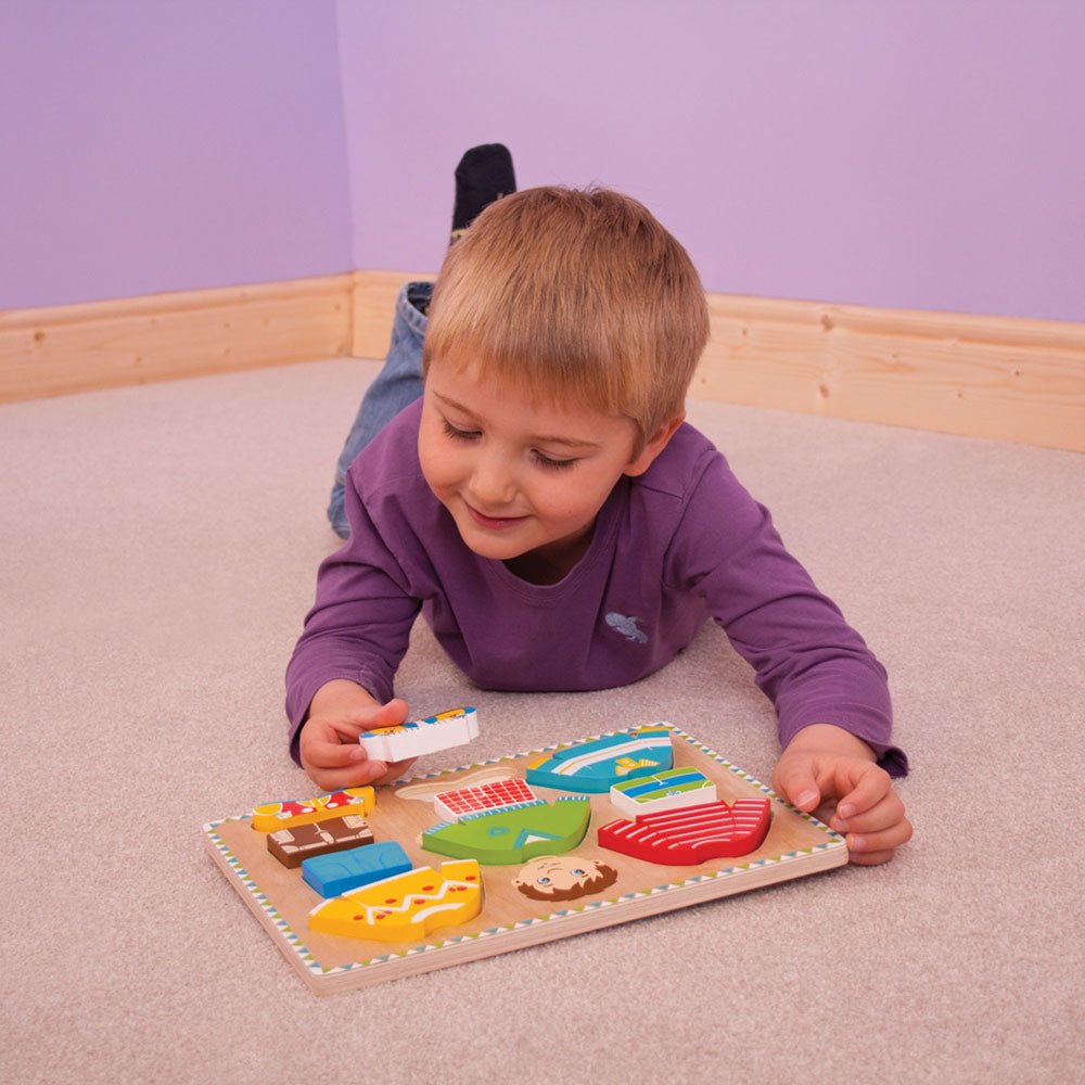 Dressing Boy Puzzle - Toby Tiger