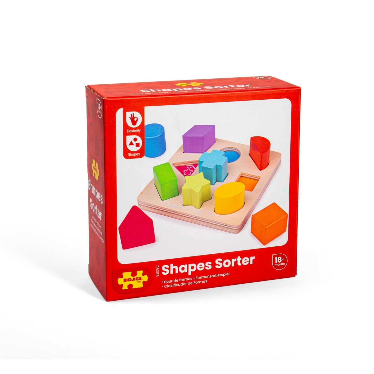 First Shapes Sorter - Toby Tiger UK