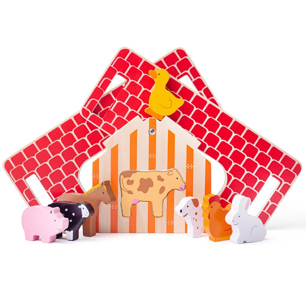 Farmhouse Shape Sorter Toy - Toby Tiger UK Retail