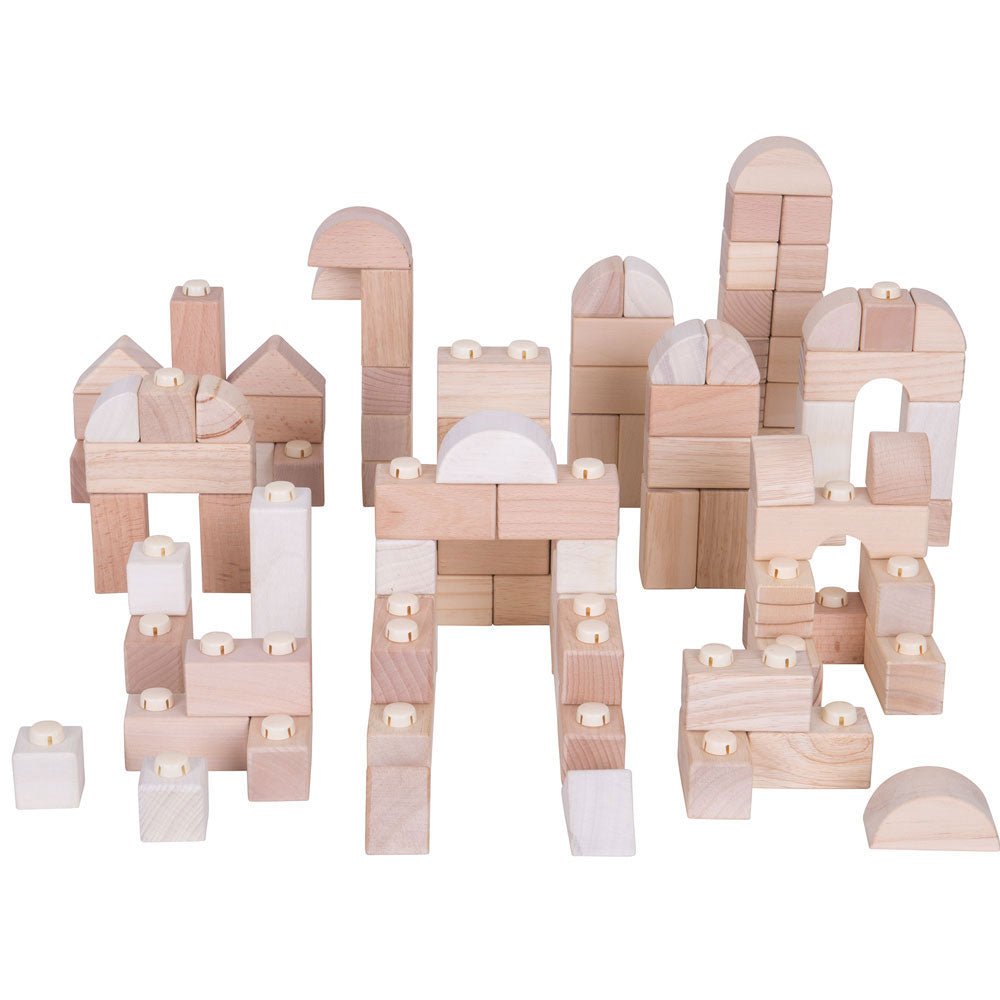 Natural Wood Clicking Blocks - Toby Tiger UK Retail