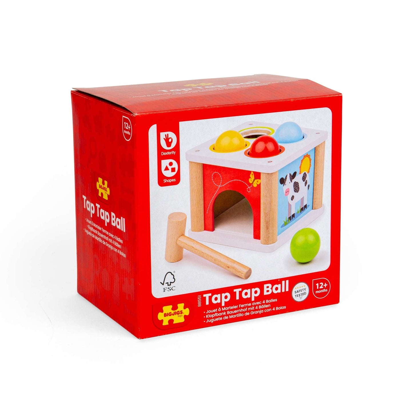 Tap Tap Ball Toy - Toby Tiger UK