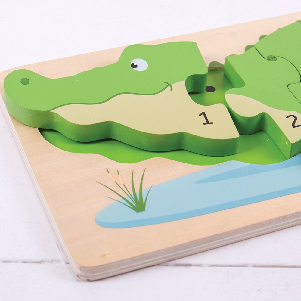 Crocodile Number Puzzle - Toby Tiger