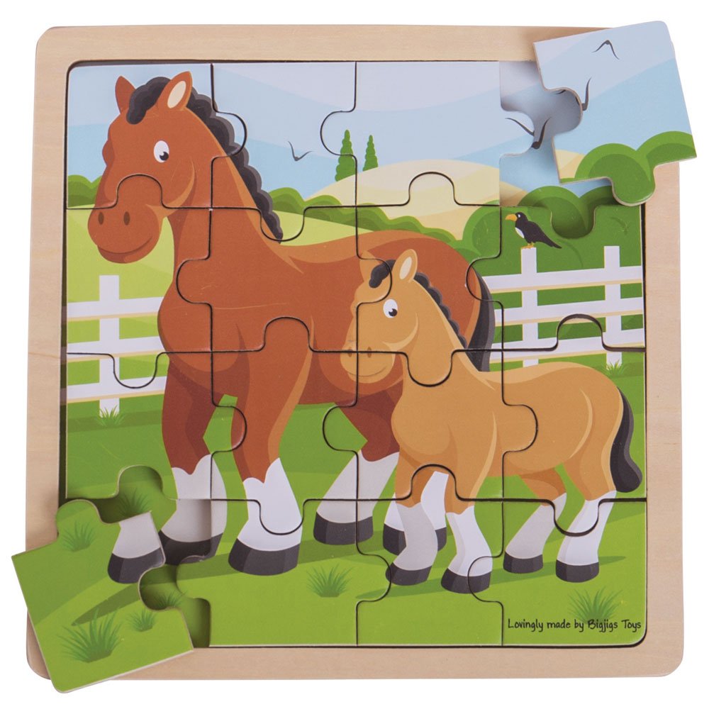 Horse & Foal Puzzle - Toby Tiger