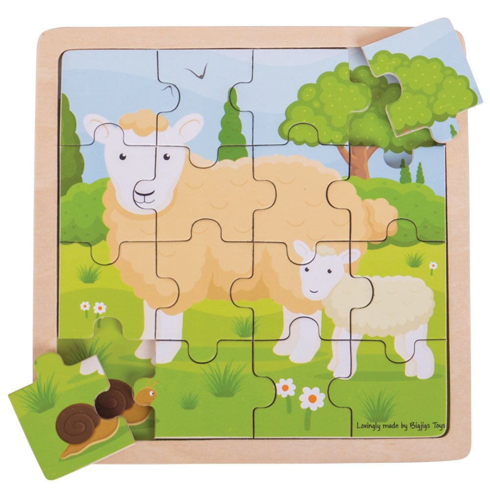 Sheep & Lamb Puzzle - Toby Tiger