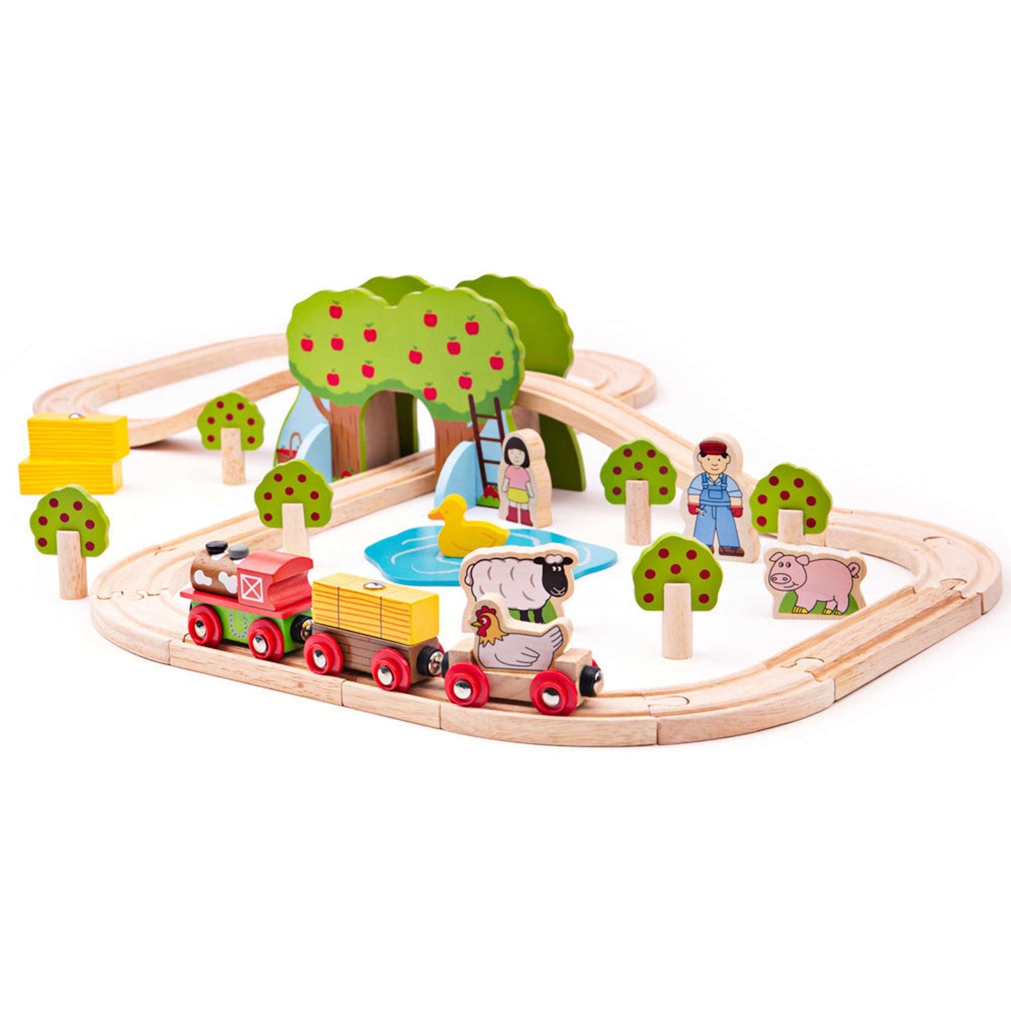 Farm Train Set - Toby Tiger