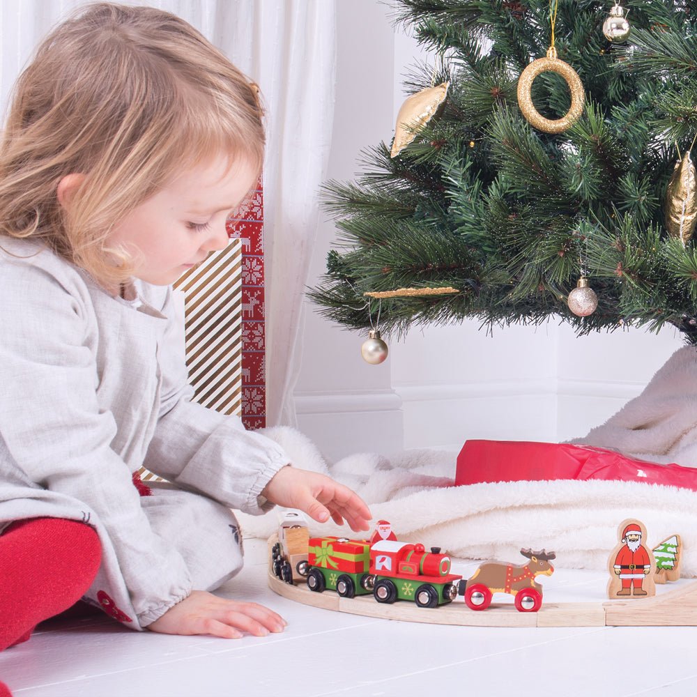 Christmas Train - Wooden Toy - Toby Tiger