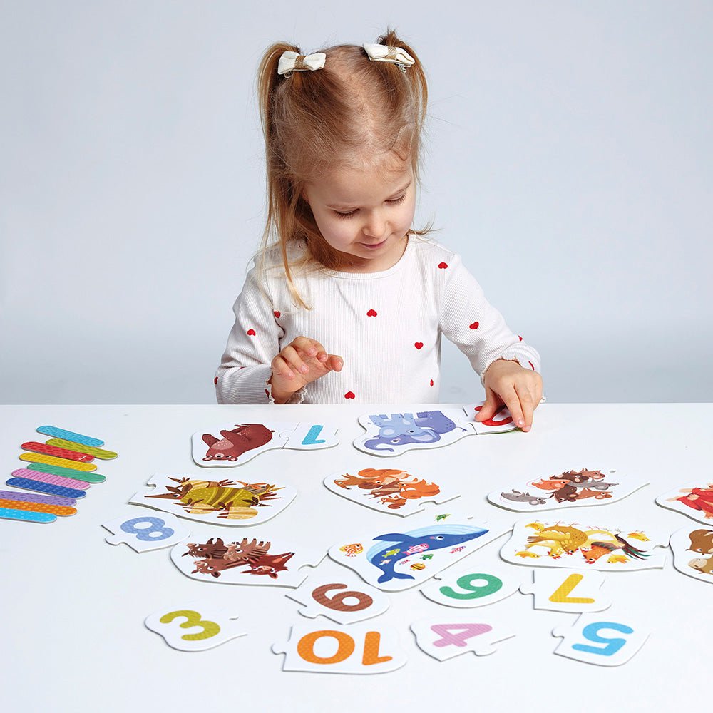 Banana Panda Puzzle Pairs Numbers - Toby Tiger