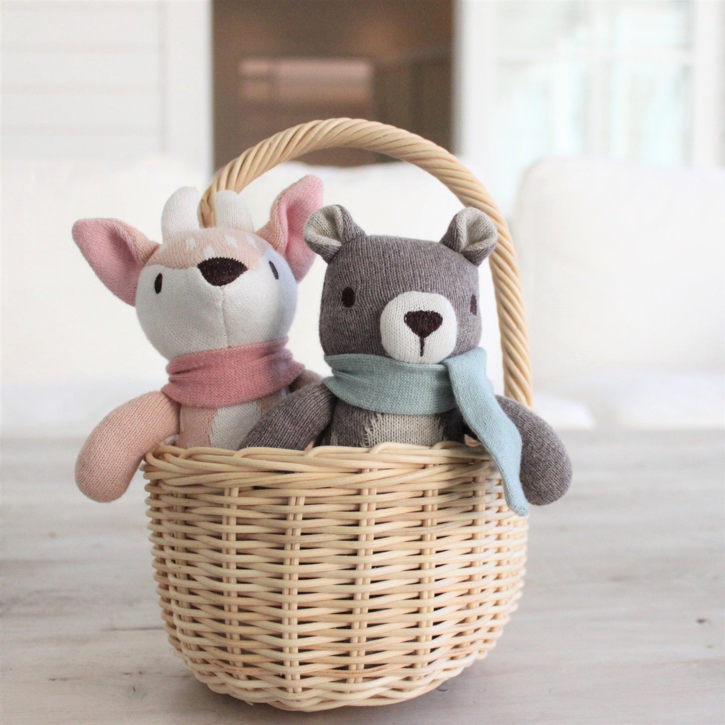 Fearne The Deer Knitted Toy + Gift Box - Toby Tiger