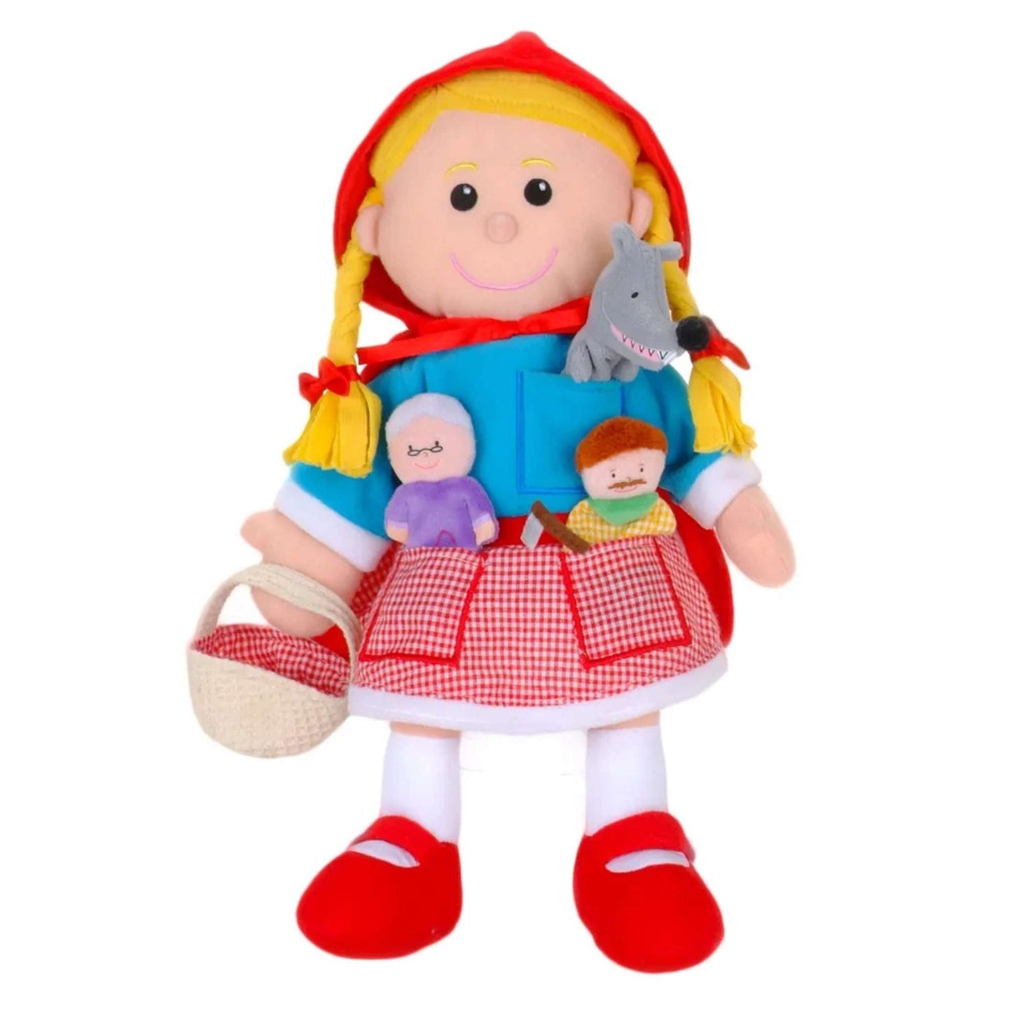 Red Riding Hood Set Hand Puppet - Toby Tiger