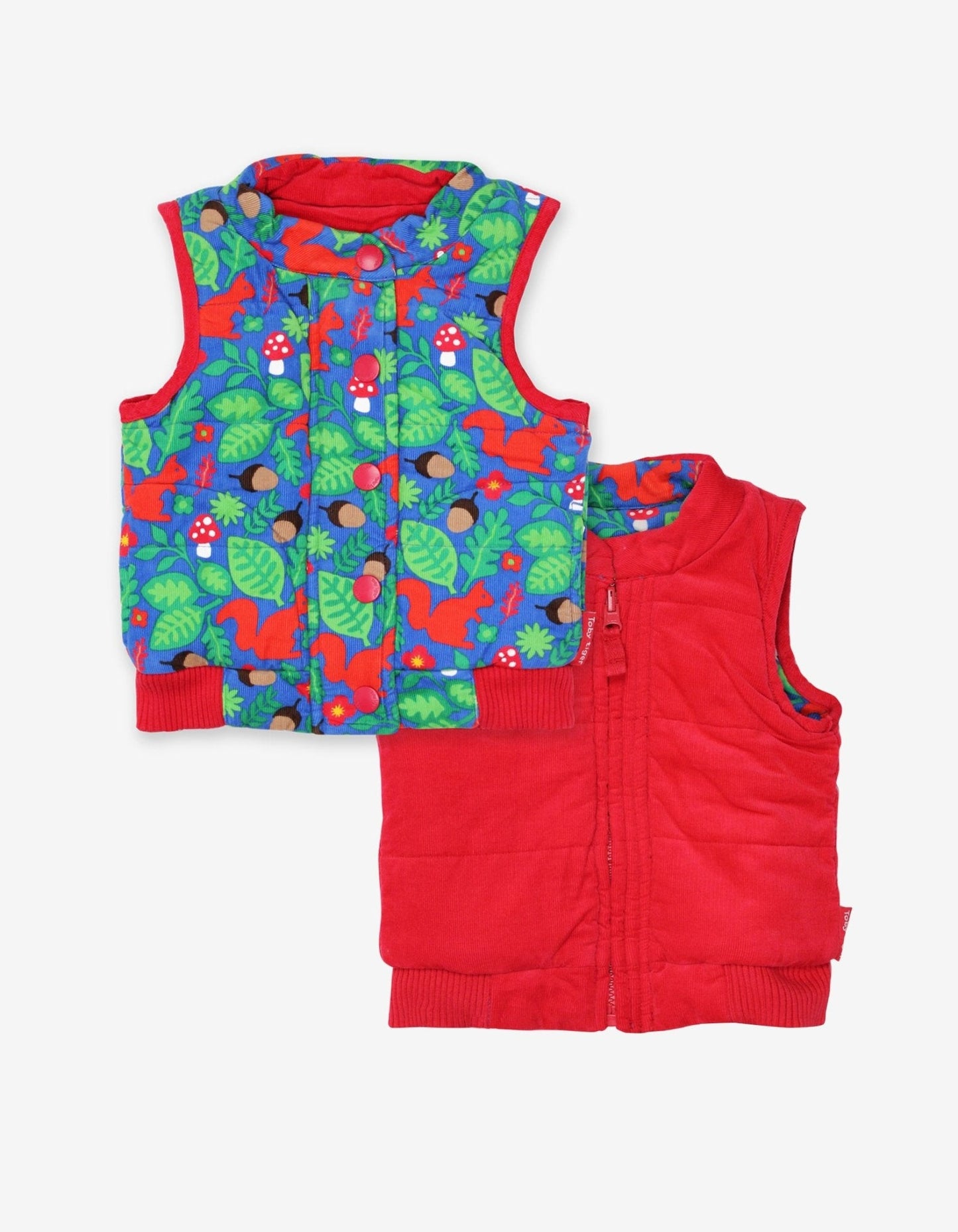 Squirrel Cord Gilet - Toby Tiger UK Retail