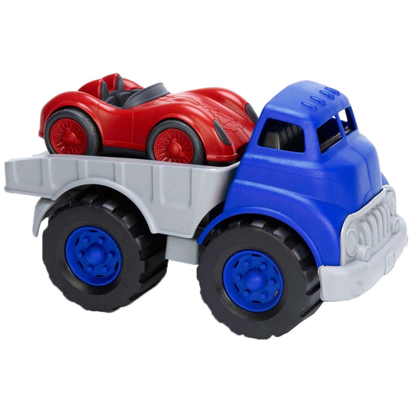 Flatbed Truck & Race Car - Toby Tiger UK