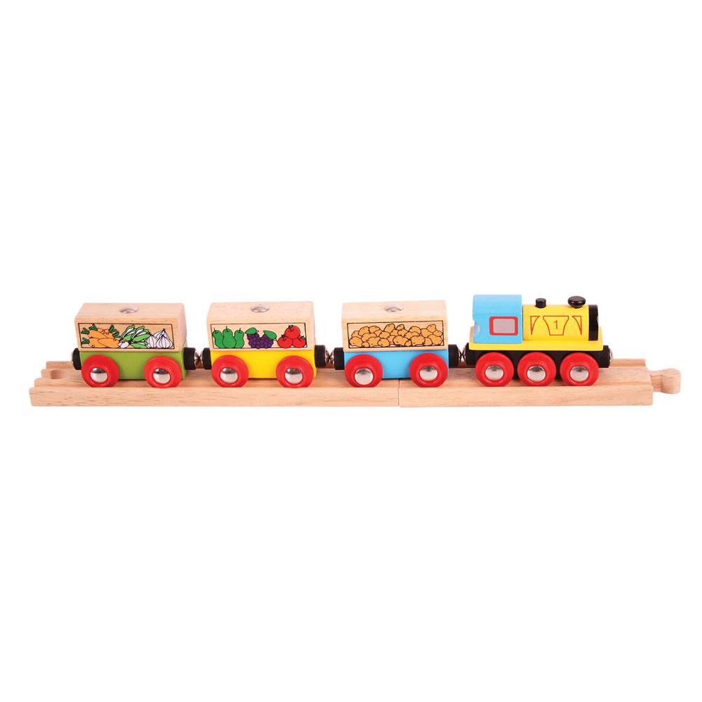 Le train des fruits et légumes