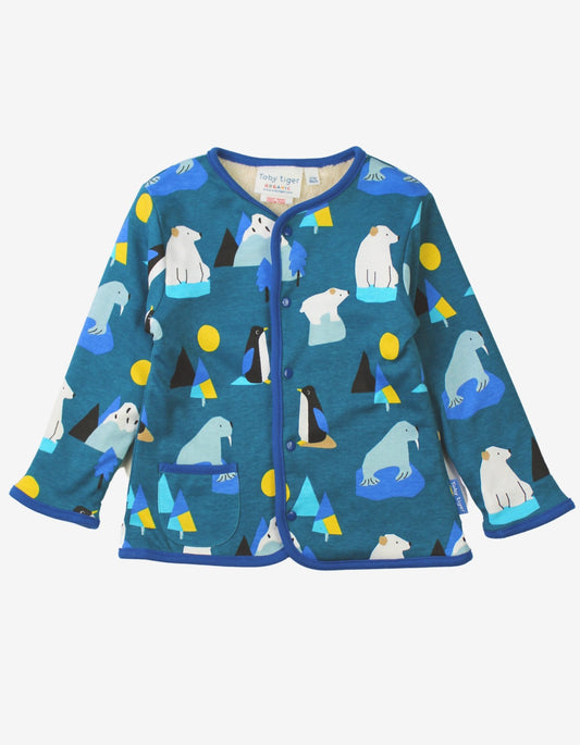 Organic Arctic Print Reversible Jacket - Toby Tiger UK Retail