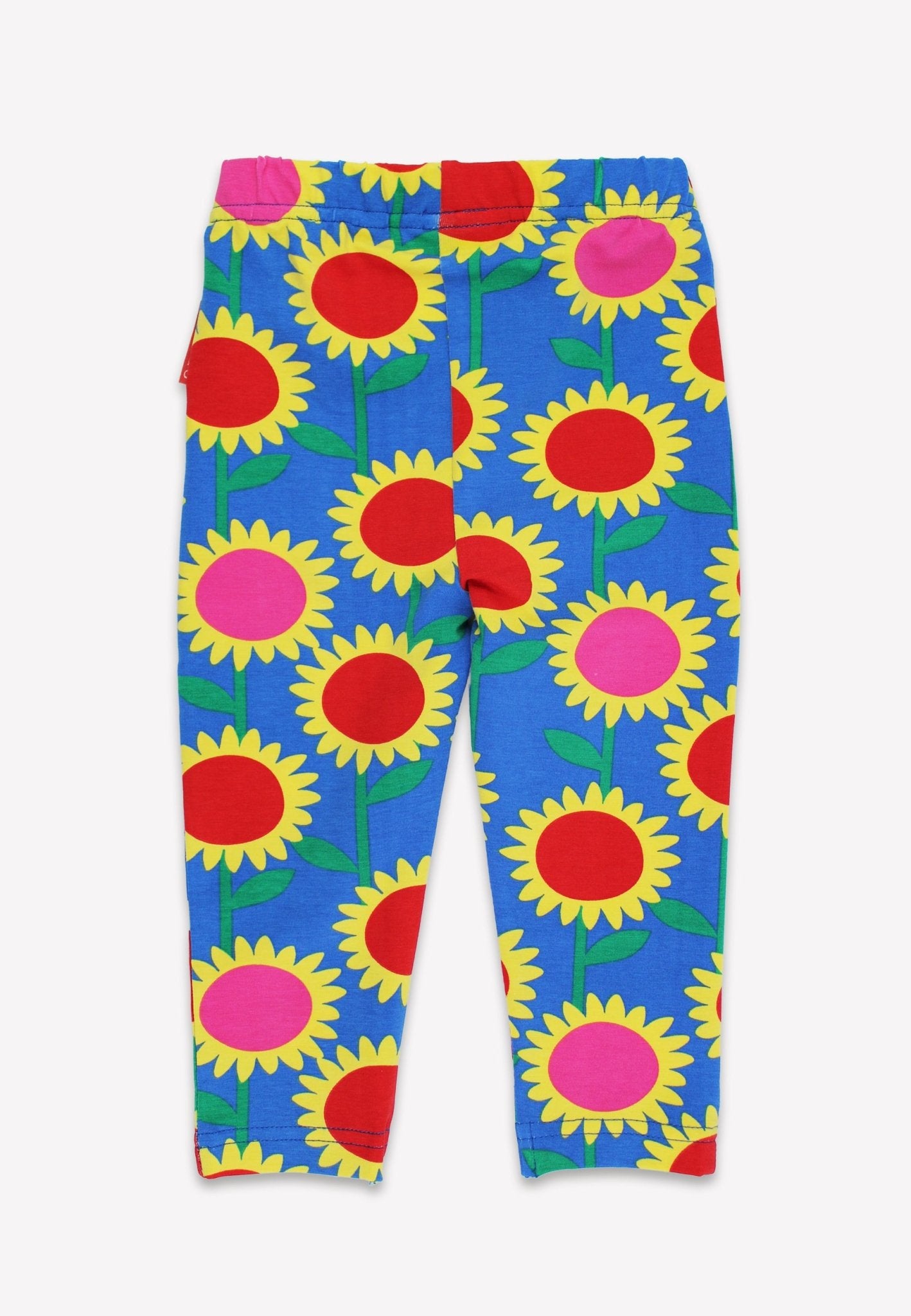 Organic Sunflower Bee Print Leggings - Toby Tiger