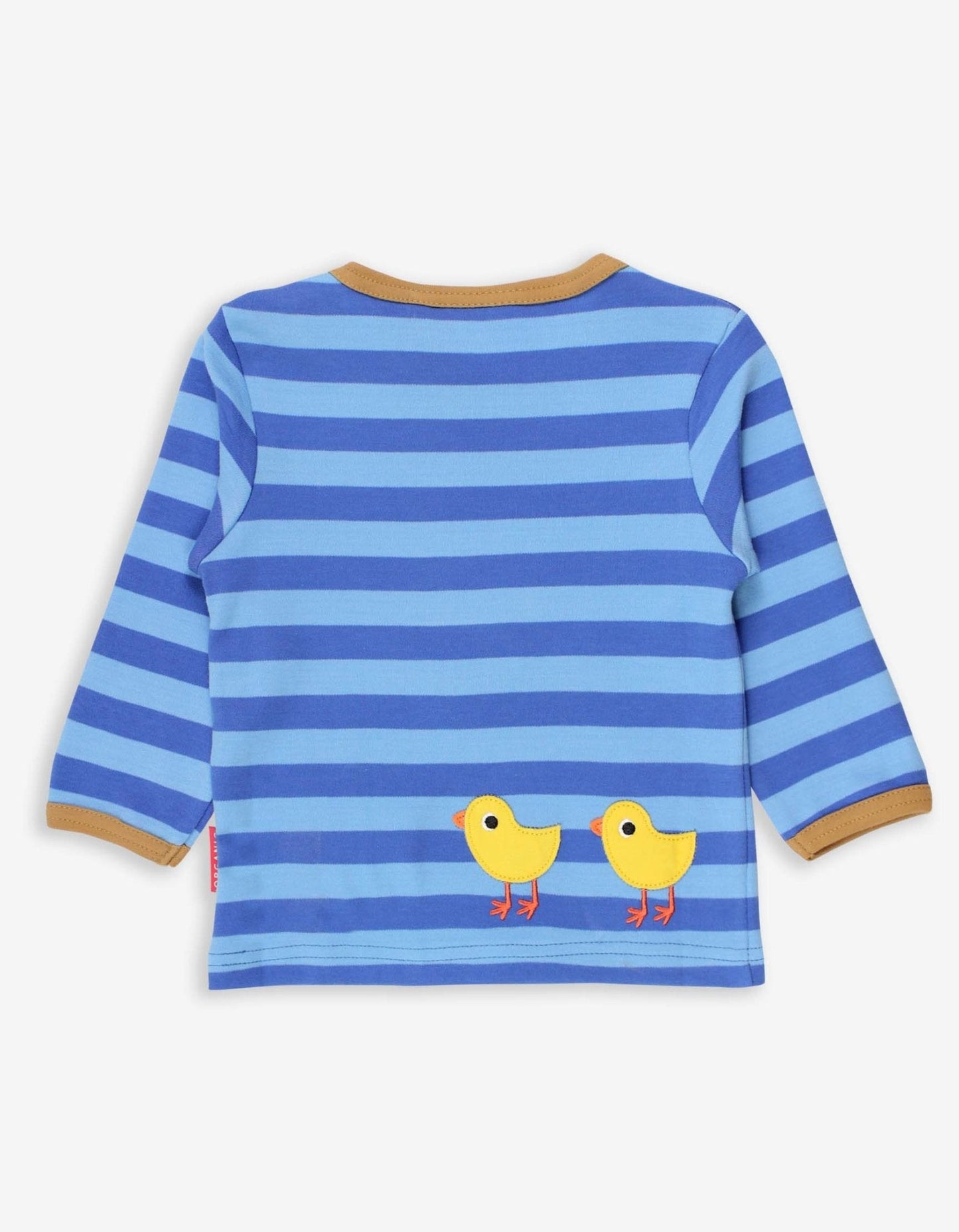 Organic Clucky Chicken Applique T-Shirt - Toby Tiger UK Retail
