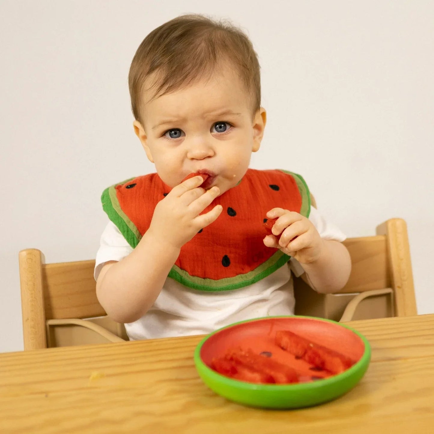 Oli&Carol Wally the Watermelon Feeding Bib - Toby Tiger