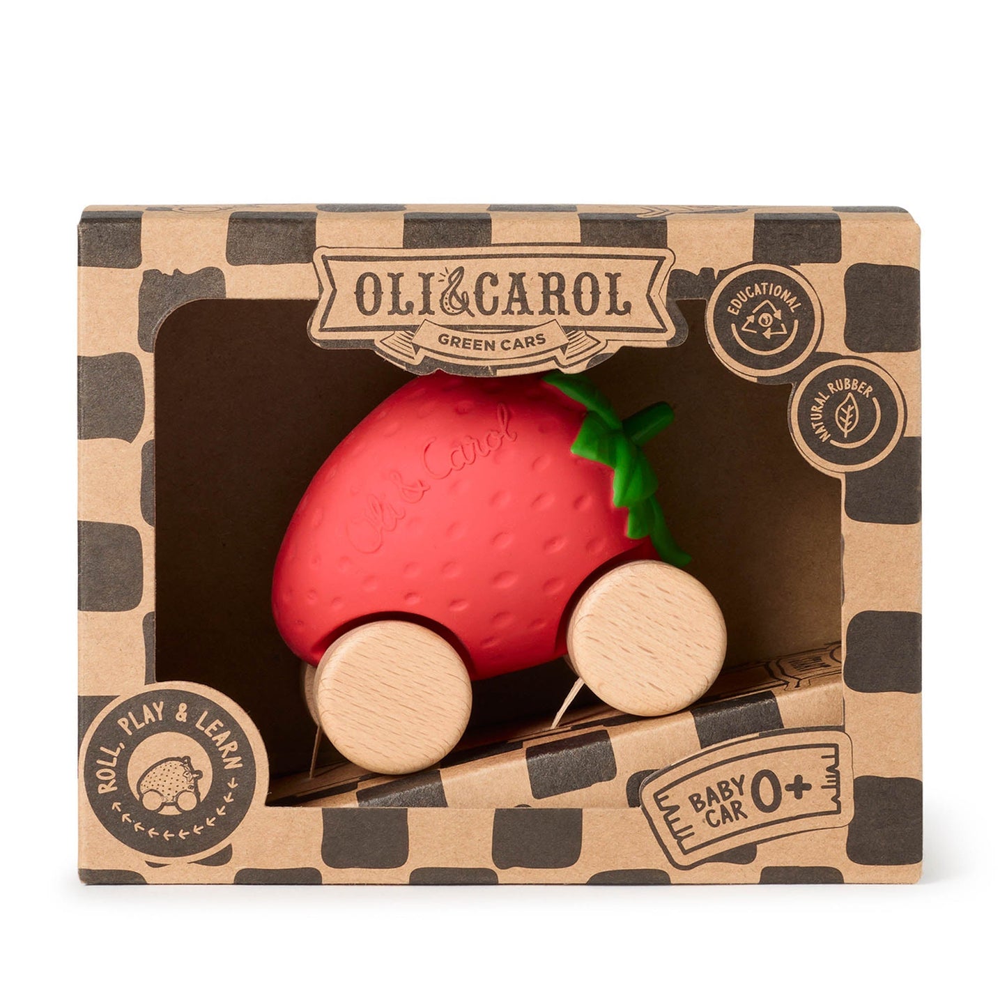 Oli & Carol Sweetie the Strawberry Car - Toby Tiger
