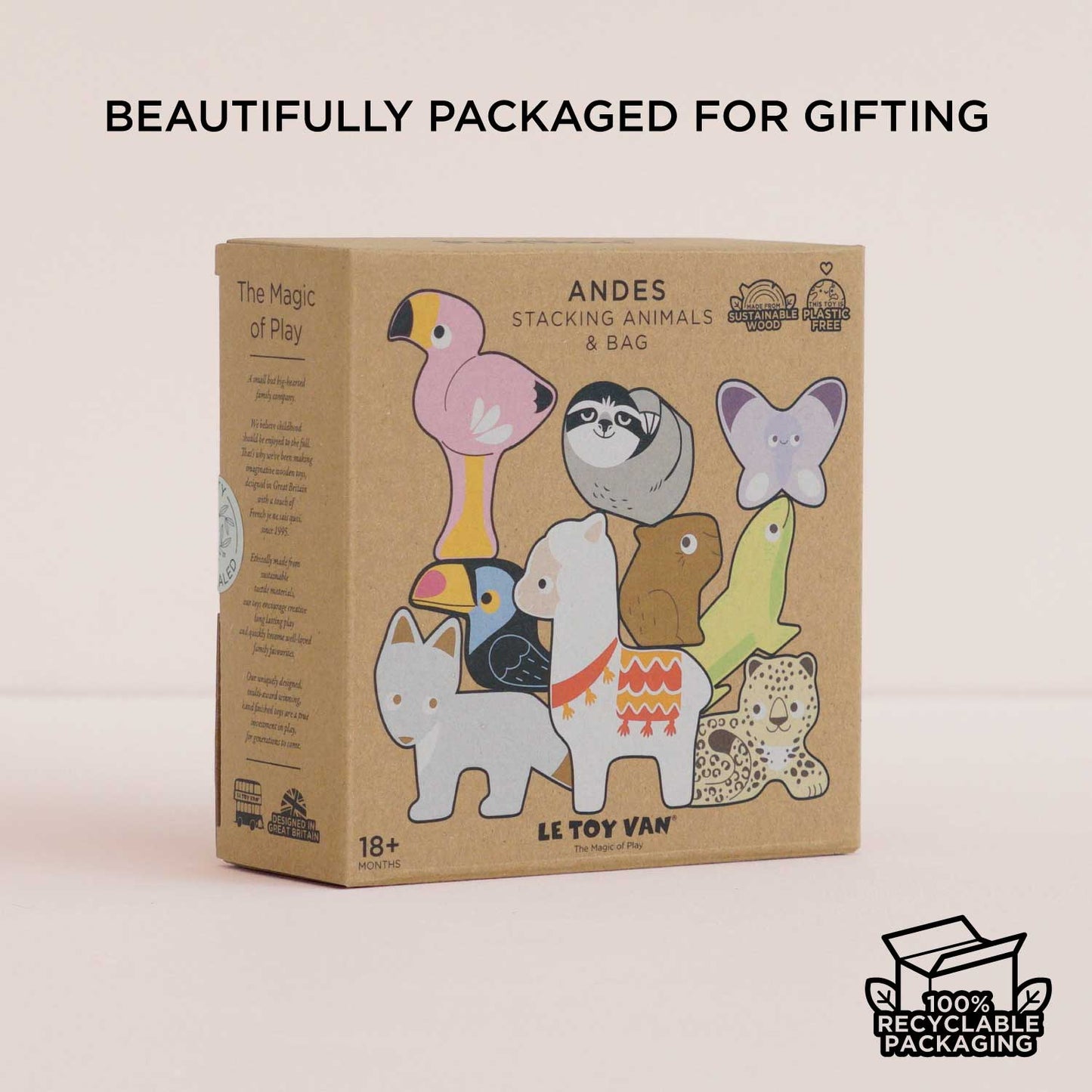 Andes Stacking Animals & Bag - Toby Tiger UK