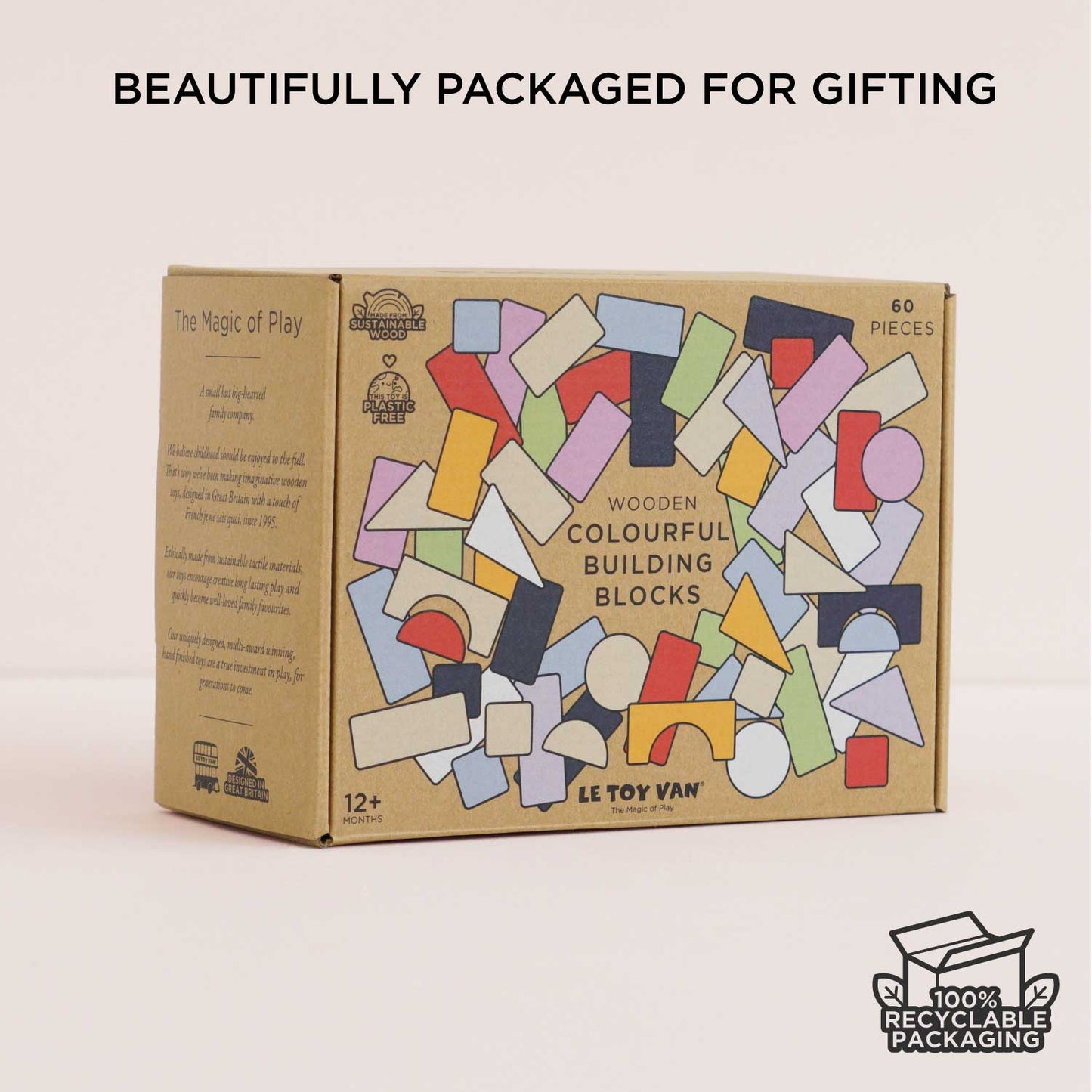 Colourful Building Blocks - Toby Tiger