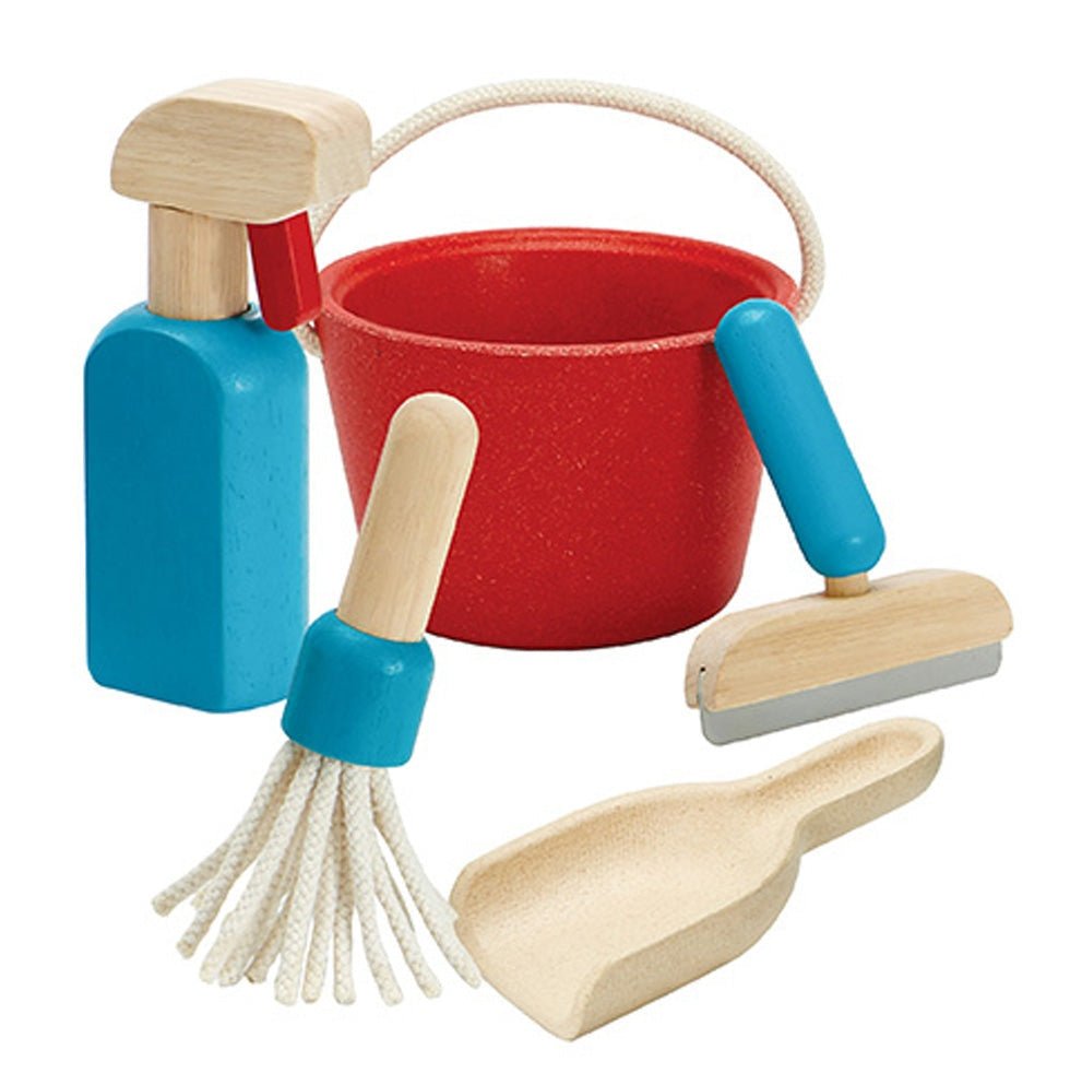 PlanToys Cleaning Set - Toby Tiger