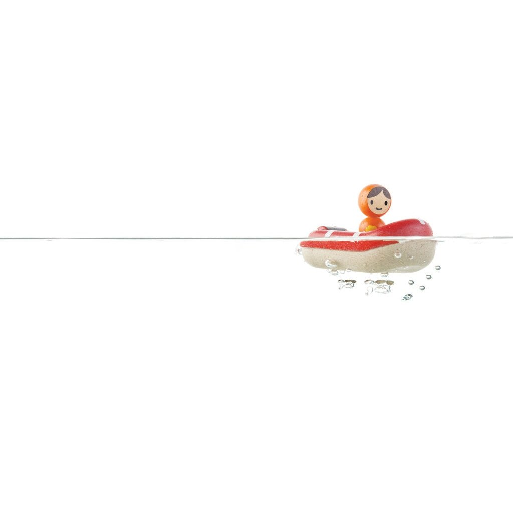 PlanToys Coastguard Boat - Toby Tiger