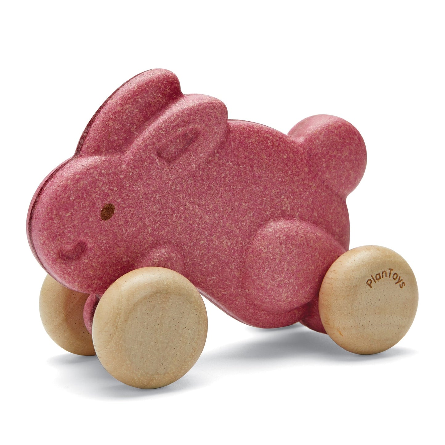 PlanToys Push Along Bunny - Pink - Toby Tiger