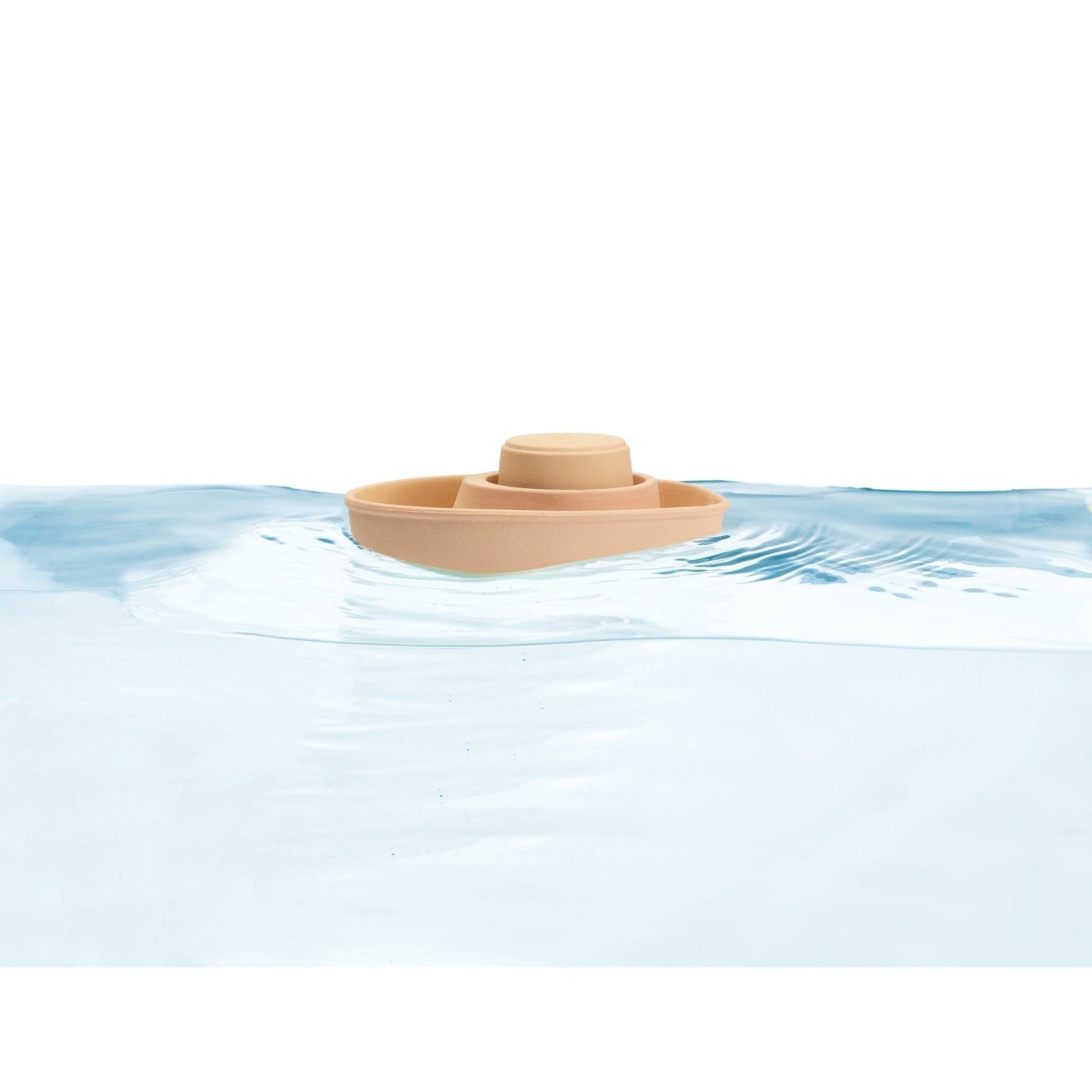 PlanToys Rubber Convertible Boat - Pastel Orange - Toby Tiger