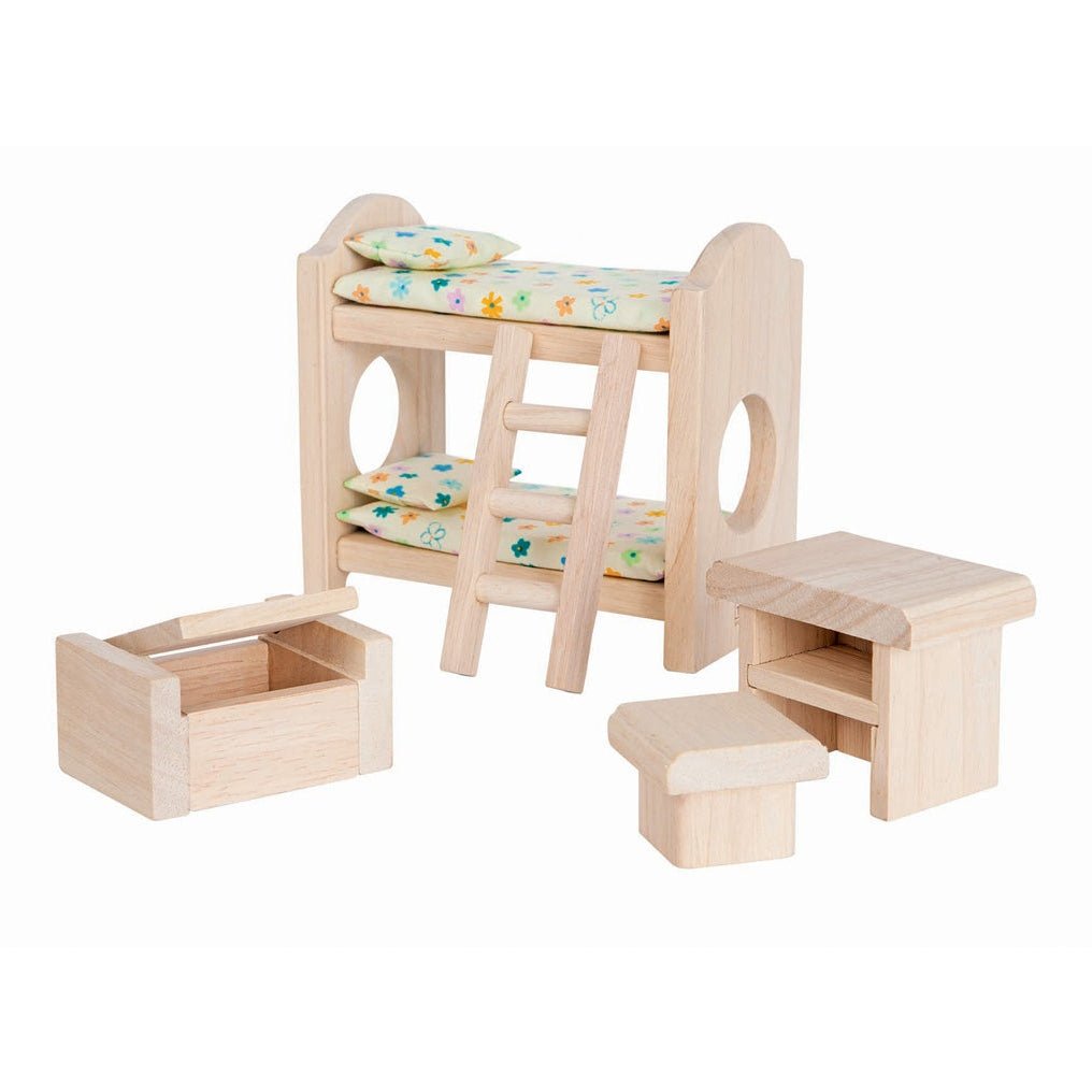 PlanToys Children Bedroom Classic Doll Furniture Set - Toby Tiger UK