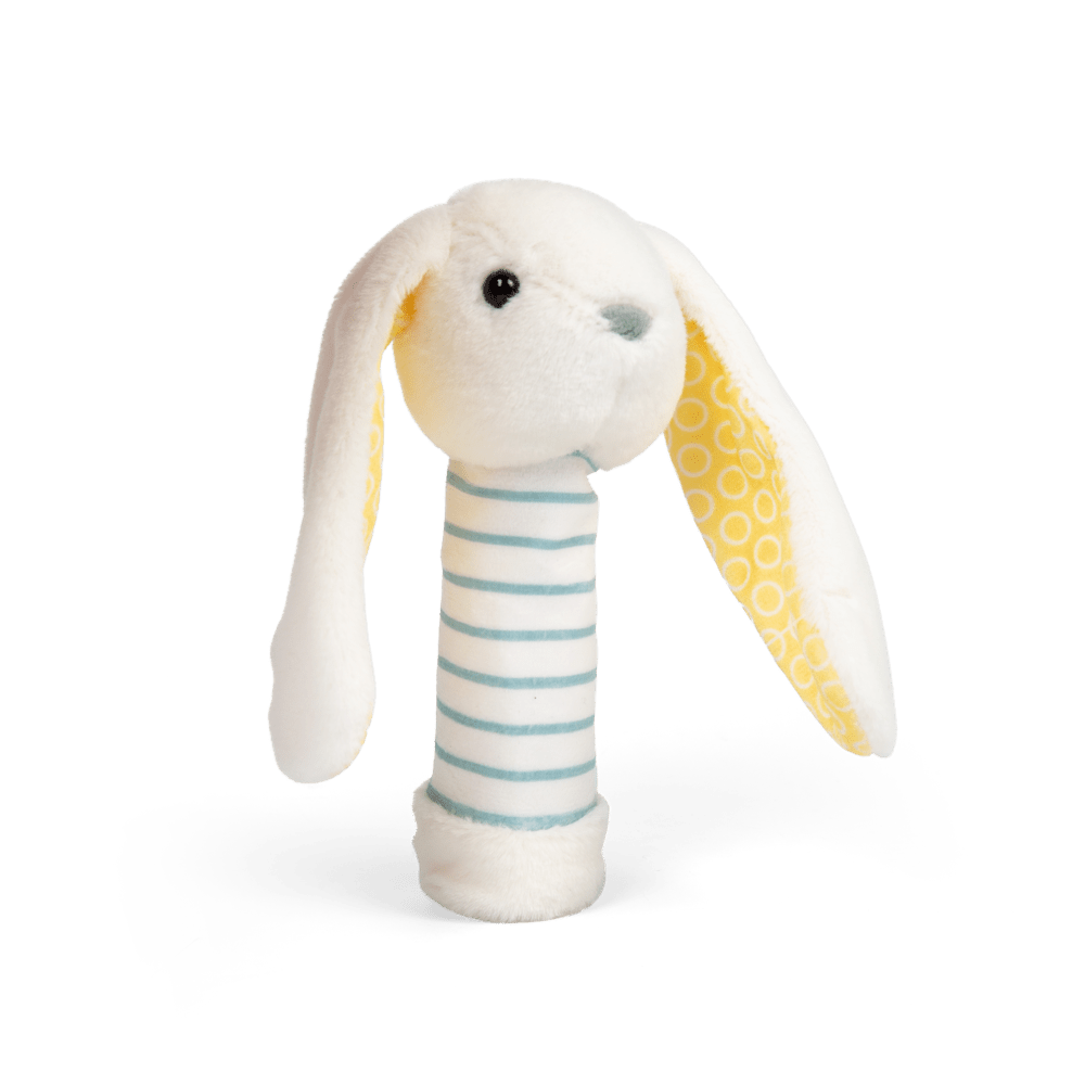 RETAIL Rabbit Plush Rattle - Toby Tiger