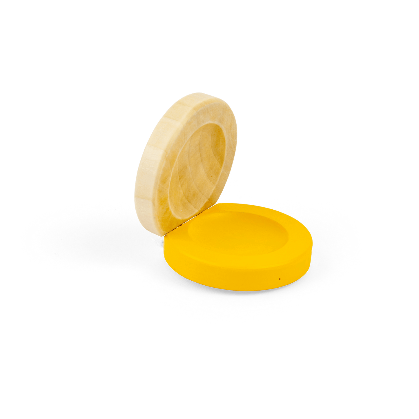 Wooden Castanets (One Pair - Yellow) - Toby Tiger