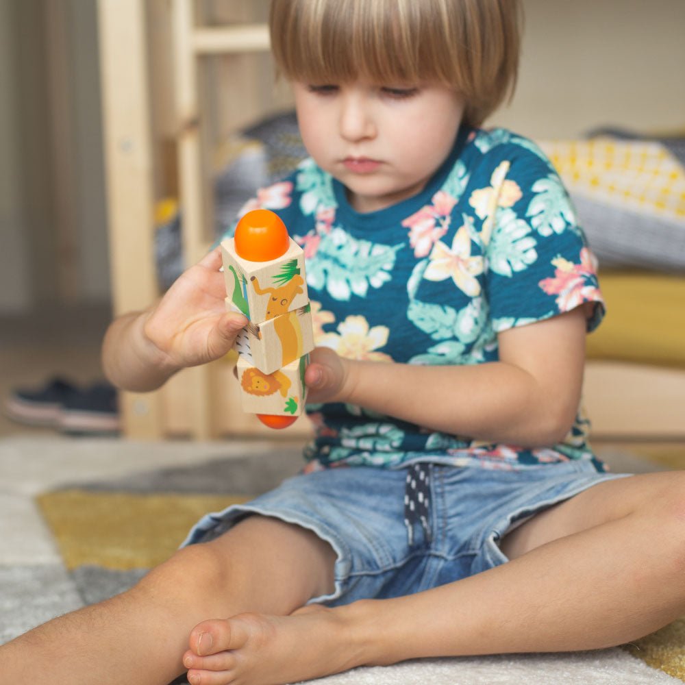 Jungle Twist Blocks - Toby Tiger