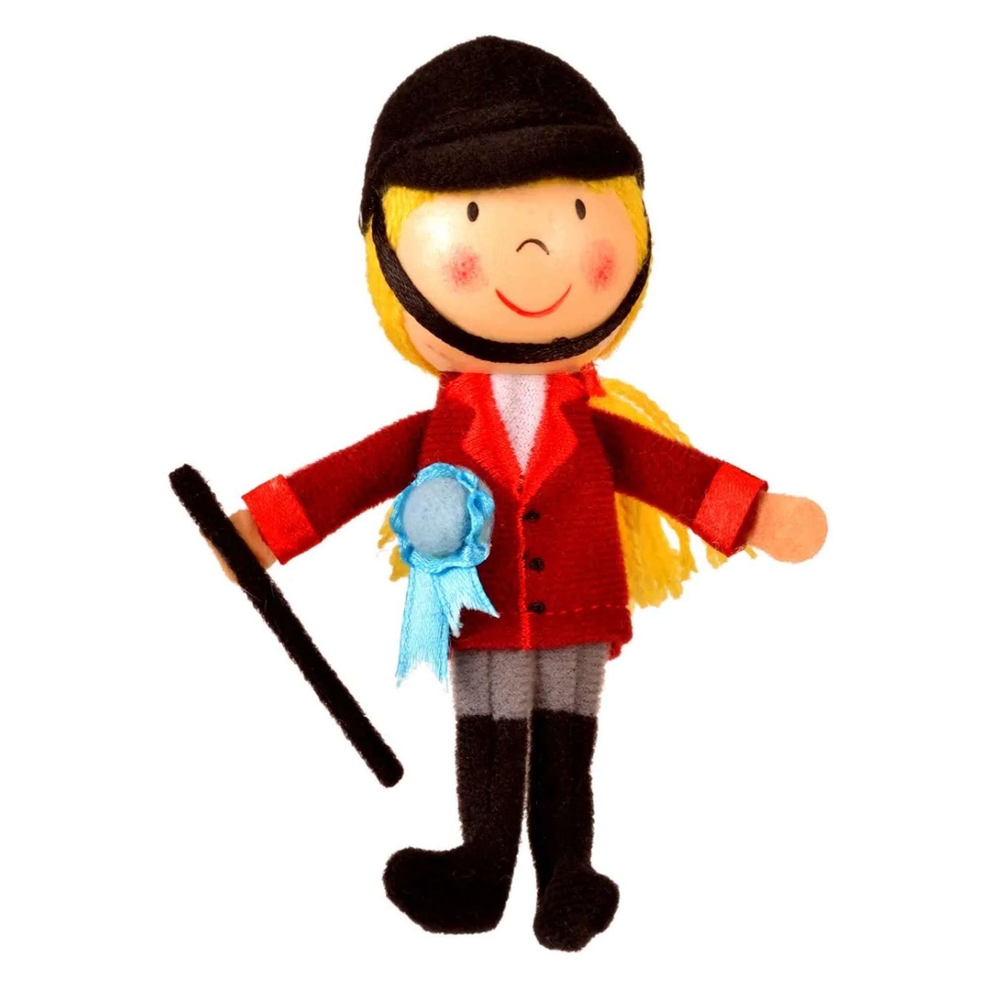 Horse Rider Finger Puppet - Toby Tiger