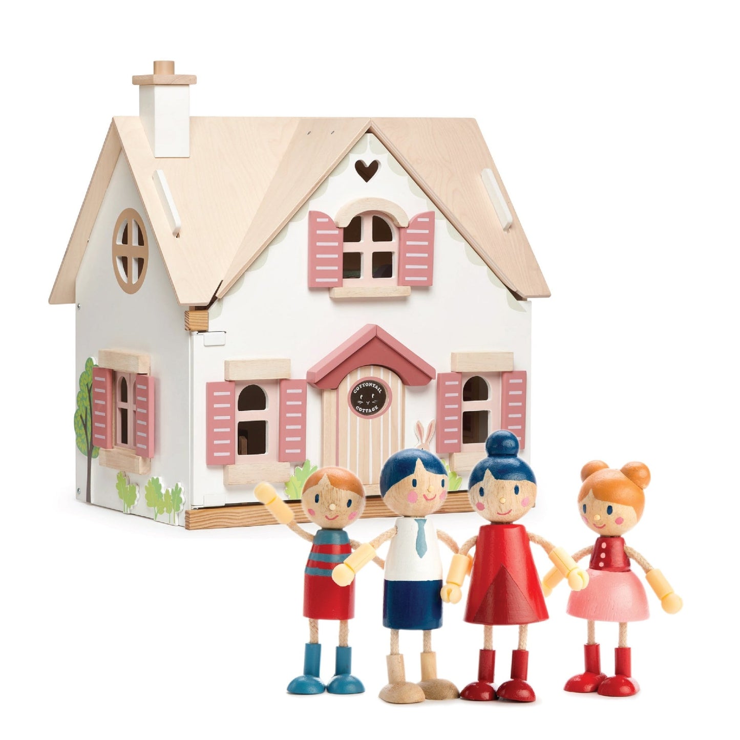 Cottontail Cottage & Doll Bundle (Cottontail Cottage, Doll Family) - Toby Tiger