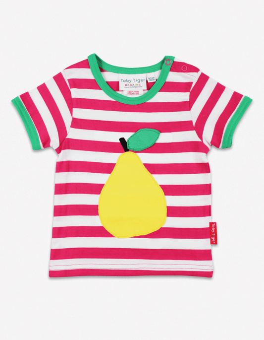 Organic Pear Applique T-Shirt