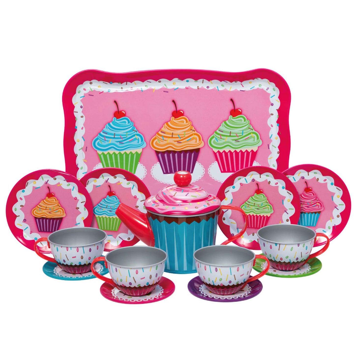 Cupcake Tin Tea Set - Toby Tiger