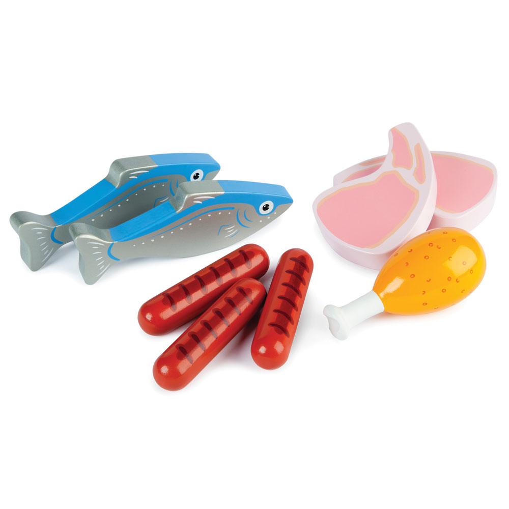 Wooden Meat and Fish - Toby Tiger