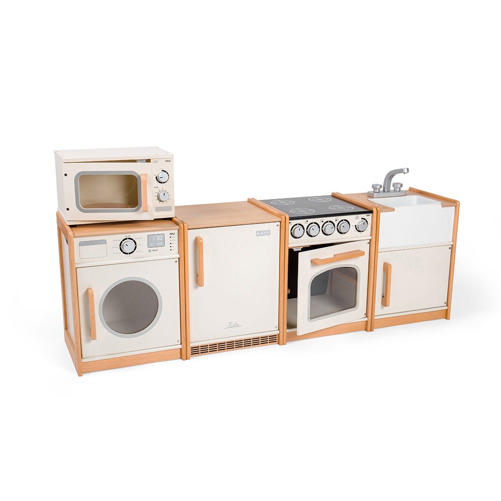 Tidlo White Play Kitchen Bundle - Toby Tiger