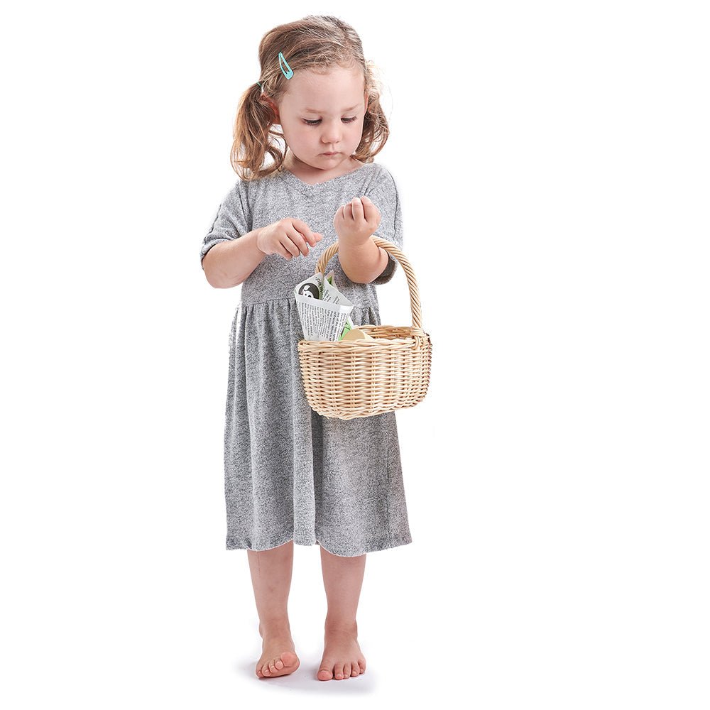 Wicker Shopping Basket - Toby Tiger